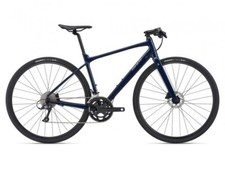 New In Box Giant Fastroad  SL 2 Disc Flat Bar Hybrid Bike Eclipse Blue Med/Lge