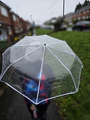 Automatic clear umbrella - clear,