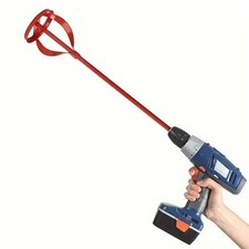 Red Drill Mixer Paddle Paint