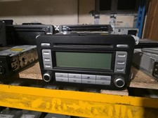 2007 VOLKSWAGEN GOLF STEREO RADIO CD PLAYER HEAD UNIT 1K0035186R #190