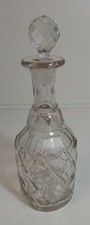 Cut Glass Decanter Patterned