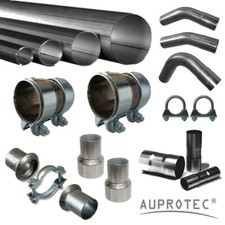 Exhaust pipe flue pipe flue gas system universal Ø38 42 45 48 50 54 57 65 76 mm 