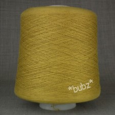 FINE WEAVING COTTON YARN - 500g CONE - OLD GOLD 2x20NE WEFT WARP LOOM TWIST