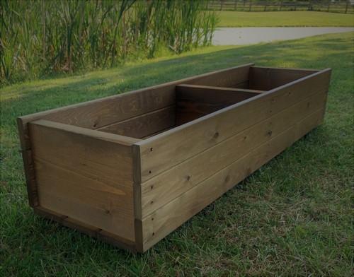 Wooden planter boxes garden - planter,