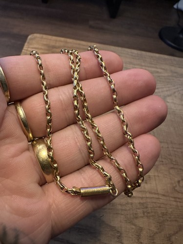 Yellow gold chain - chain, 9ct