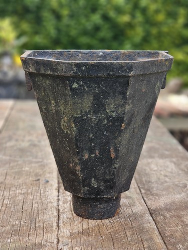 Vintage cast iron gutter rain - cast,