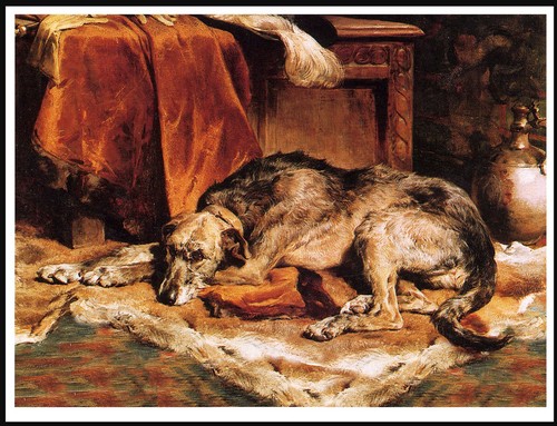 Irish wolfhound vintage - wolfhound,