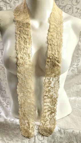 Antique victorian tambour net - victorian,