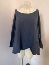 Pullover bat wing open navy