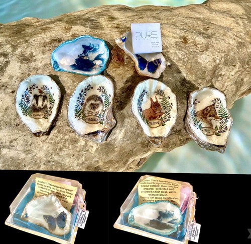 One mermaid oyster shell soap - oyster, shell,