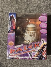 Untested - Doctor Who Classic Command 12" Dalek White/Gold Retro Exclusive 