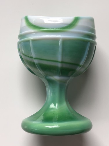 Vintage bright green slag