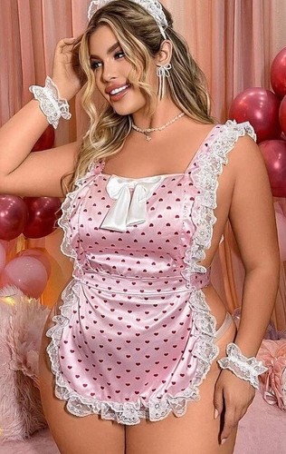 Satin french maid style - satin,
