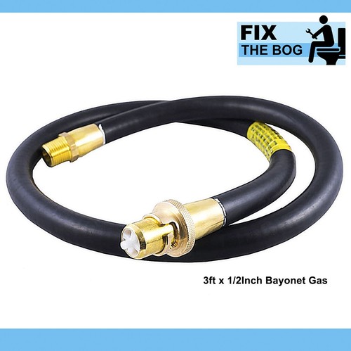 Straight gas cooker hose 3ft - cooker,