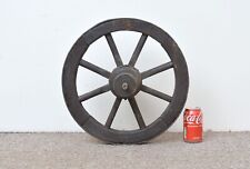 Vintage old wooden wheelbarrow trolley cart wagon wheel / 42 cm