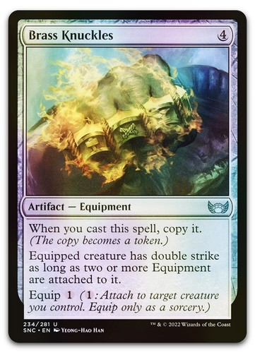 Brass knuckles 234 - #234, (foil)