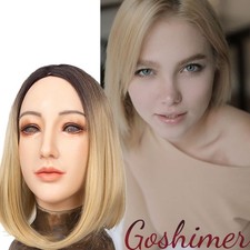 Realistic Silicone Female Face