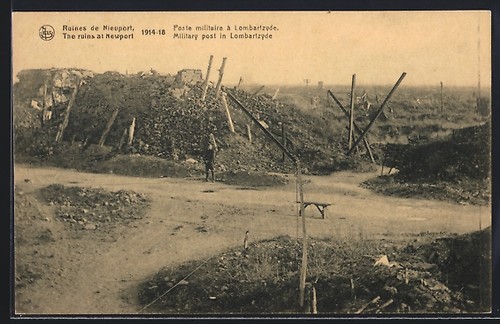 Old postcard nieuport - old, nieuport,