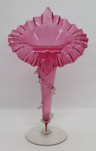 Cranberry pink glass vintage