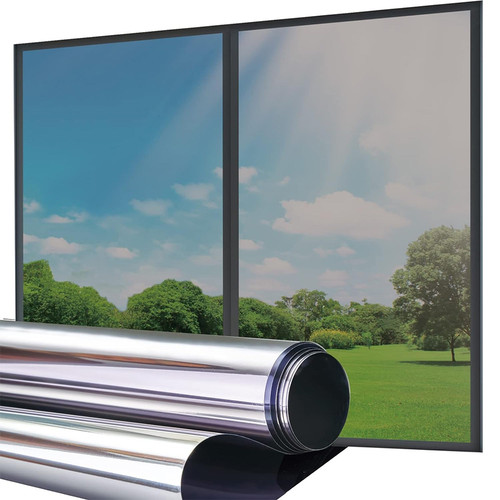Silver mirror reflective one - reflective,
