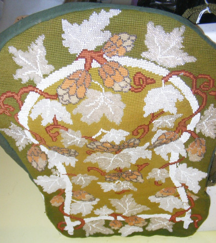 Antique victorian beadwork - antique,