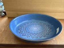 Denby Midnight Blue Oval Stoneware Roasting Baking Serving Dish 28.5cms x 21 cms