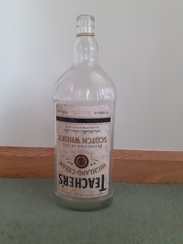 Large glass teachers whisky - teachers,