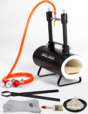 DFSW2 GAS PROPANE FORGE Furnace Burner Knife Making Blacksmith Farrier UK
