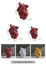 Red,Gold,Anatomical Heart Vase