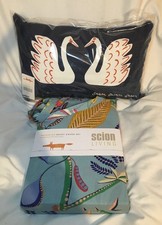 Scion Jackfruit & The Beanstalk Cotton' Duvet Set 260 x 220cm and cushion 