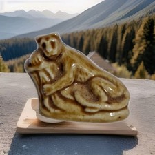 Red Rose Tea Wade Whimsies Ceramic Figurines Endangered Series Florida Panther