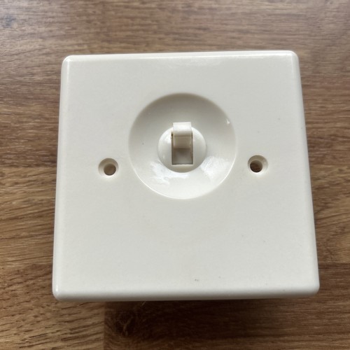 Bakelite ivory way switch - bakelite,