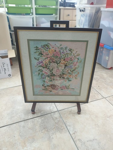Tapestry fire screen floral - tapestry,