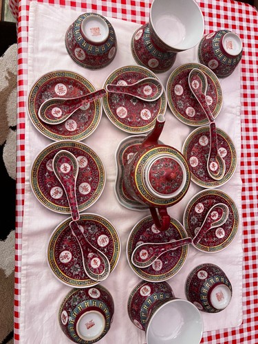 Vintage china mun shou - vintage,