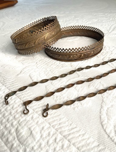 Antique hanging oil lamp shade - oil,