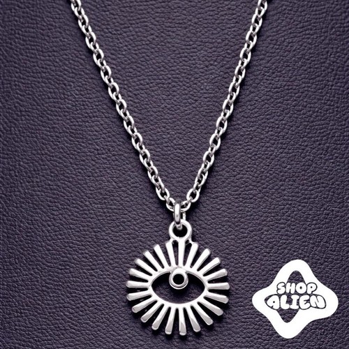 Women silver necklace - silver,