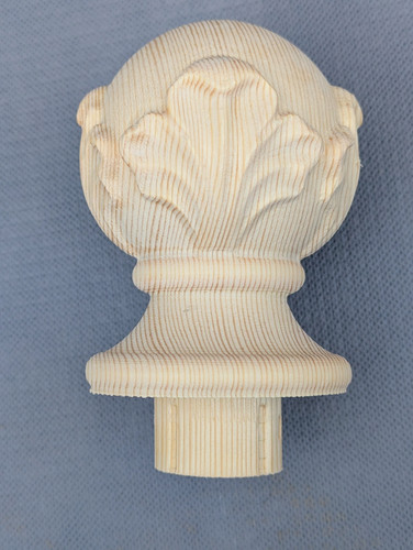 Stair newel post - newel, ball