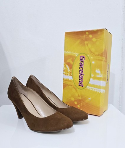 Womens graceland brown suede - womens,