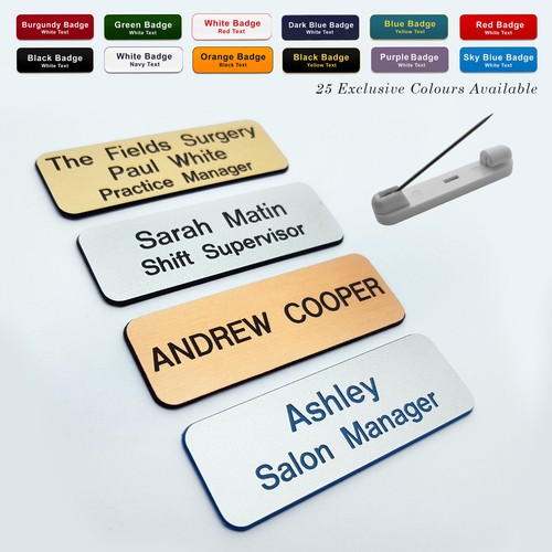 Pin custom engraved name - engraved,