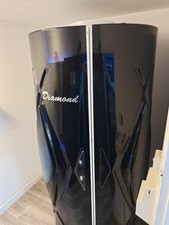 Tan Sun Diamond Commercial Stand-Up Vertical Sunbed Tanning Booth Solarium