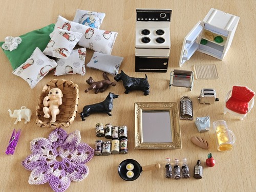 Vintage dolls house furniture - vintage,