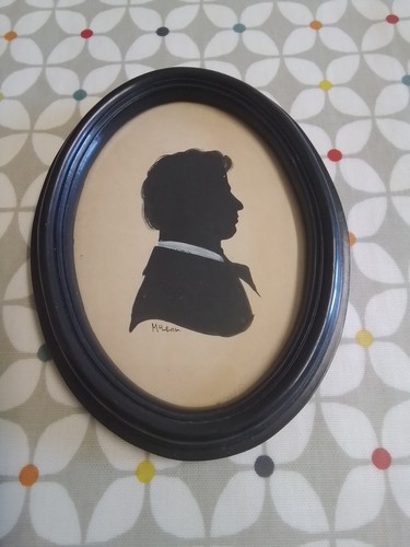 Vintage old silhouette - vintage,