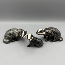 Beswick Family of Badgers Set