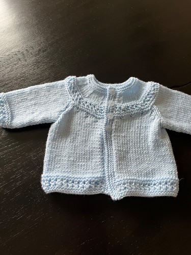 Hand knitted baby - knitted, matinee