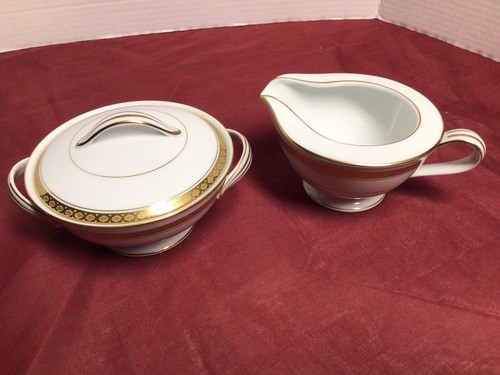 Noritake china creamer sugar - creamer, &