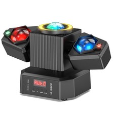 105W LED 2-Arm Moving Head Light RGBW Stage Lighting Club Disco DJ Party DMX
