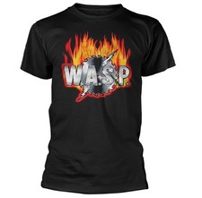 W.A.S.P. Sawblade Logo Shirt S-XXL WASP Tshirt Heavy Metal Band T-Shirt Official