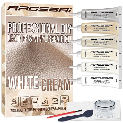 Cream leather repair kit for - kit,