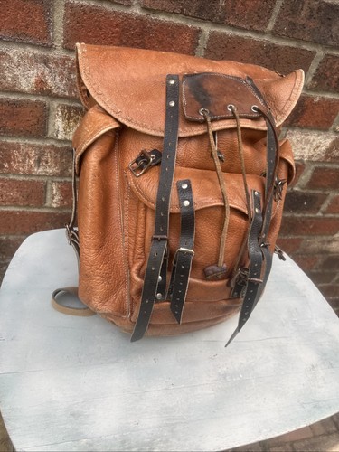 Vintage brown leather large - vintage,