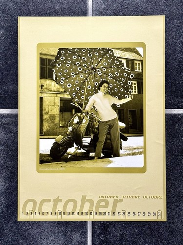 Vintage lambretta calendar - vintage,